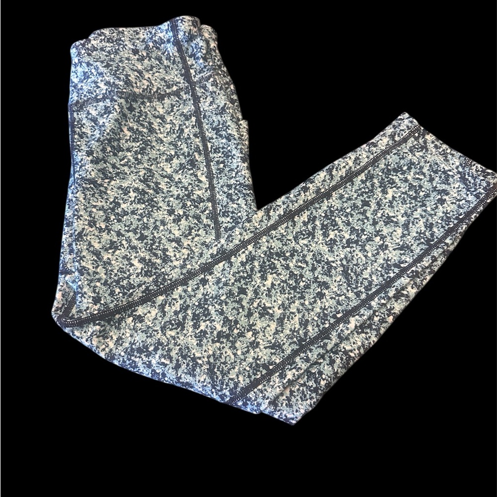 Athletic Works Blue and White Leggings Size Small. Good condition.
